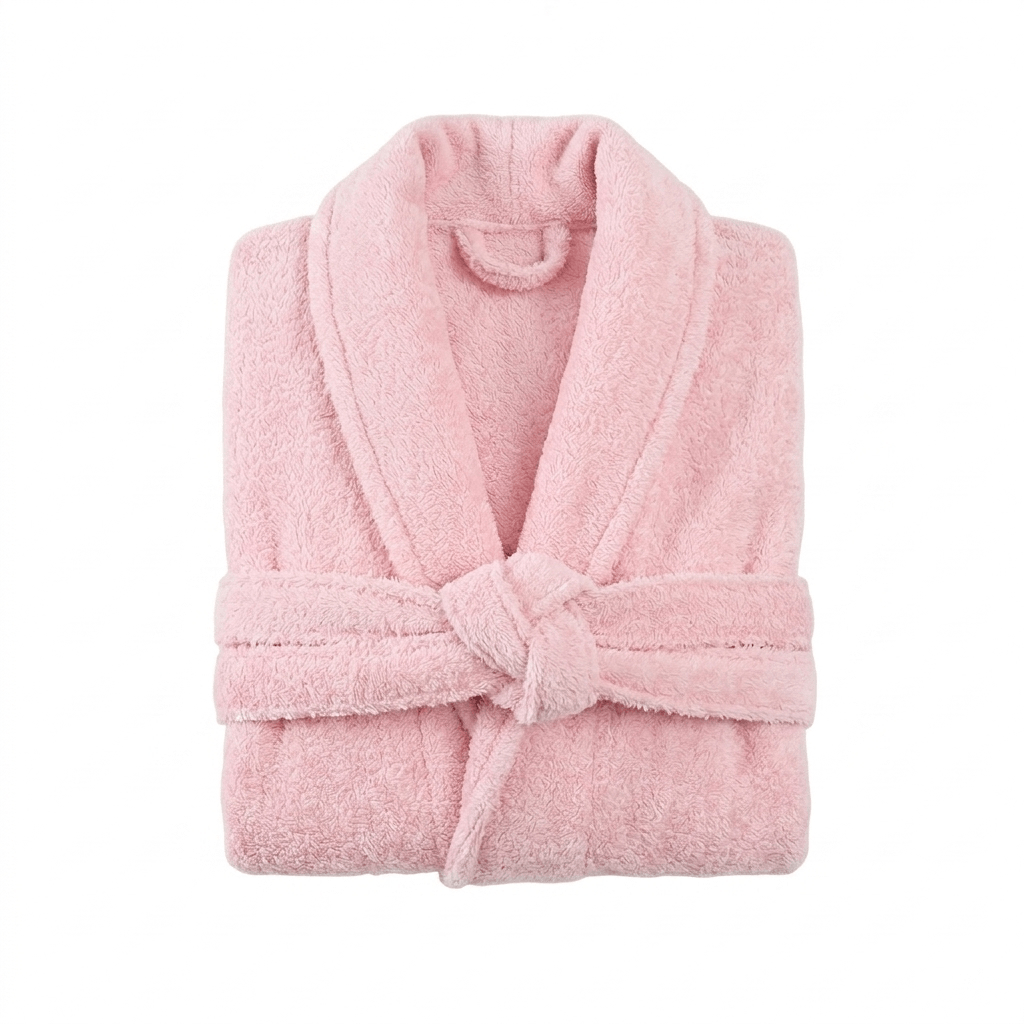 Comfortable Shawl Collar Terry Robe