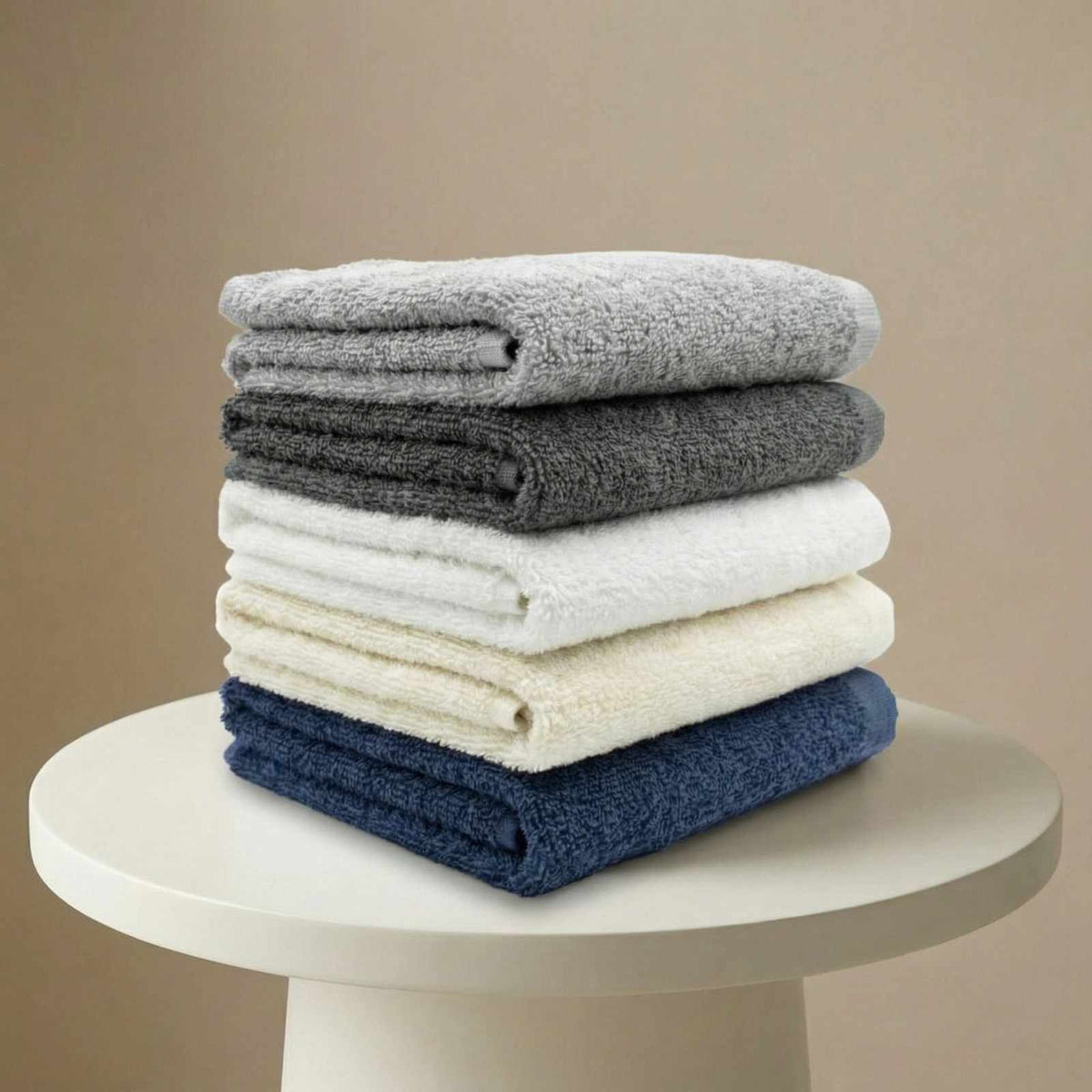 soft 500 GSM cotton face towels for daily use
