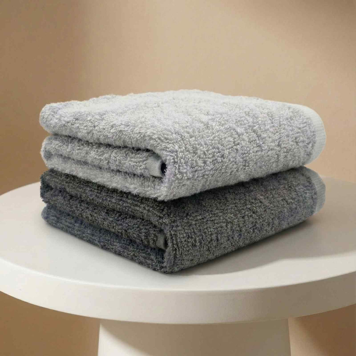 500 GSM face towels for home and spa use