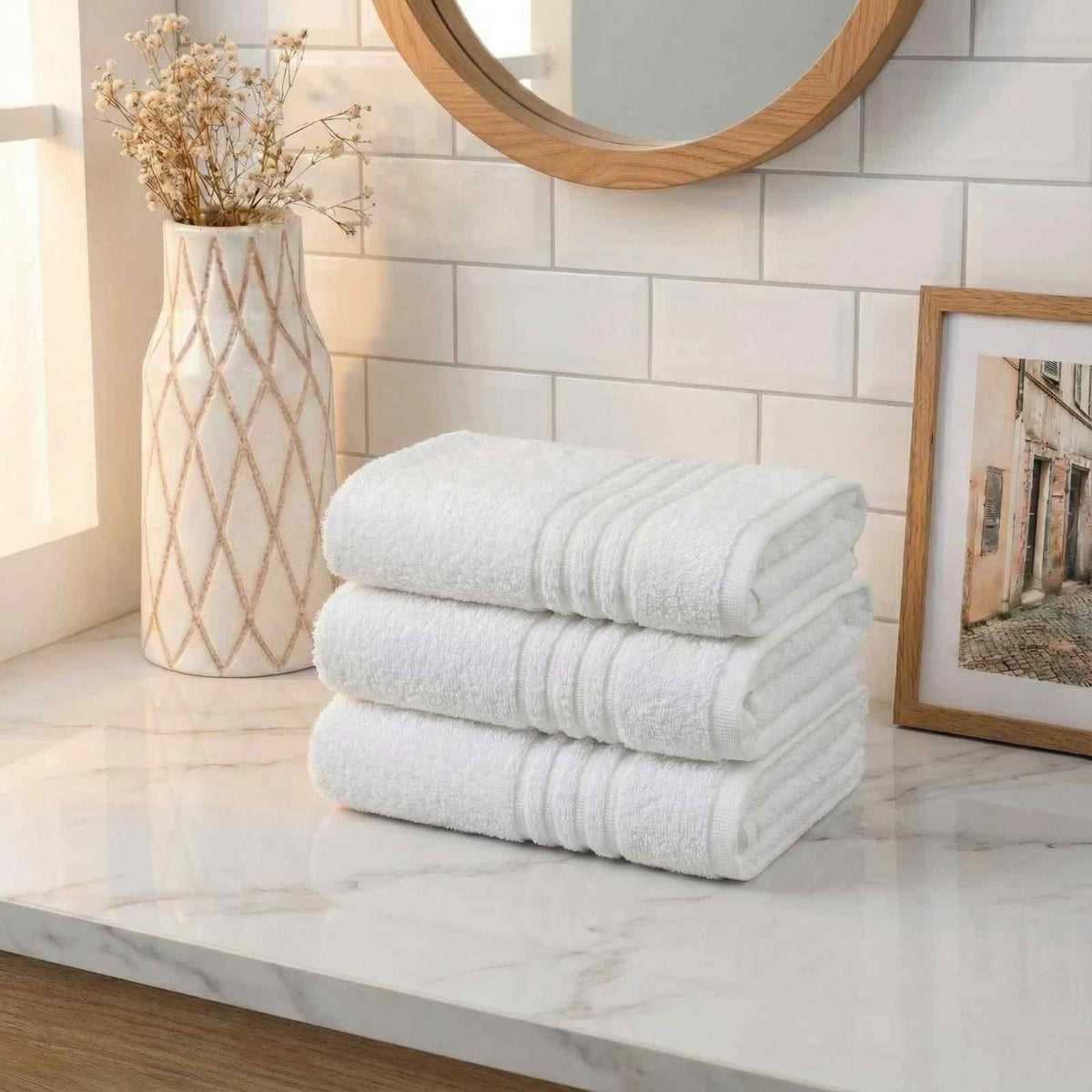 Soft & Absorbent Cotton Hand Towels