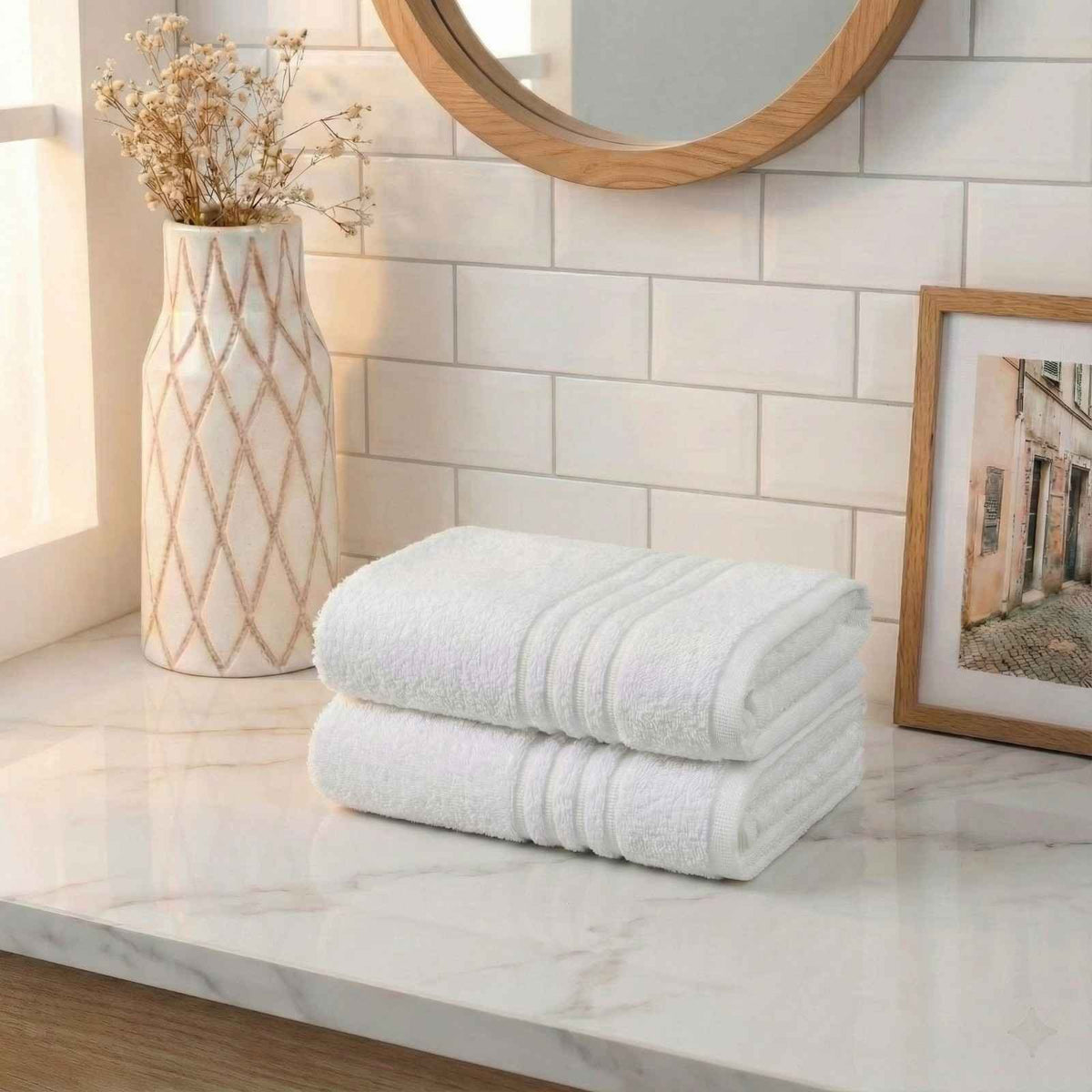 Institutional Quality Cotton Hand Towels