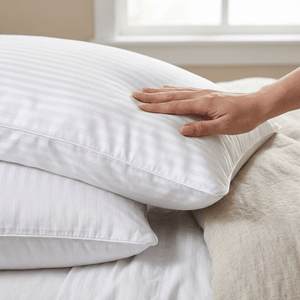 Hotel quality CVC sateen pillow cover
