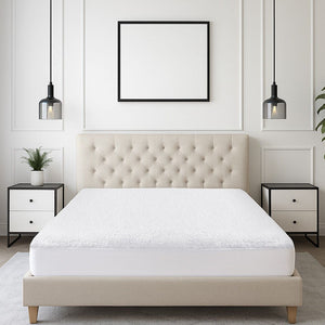 buy PU coated mattress protector terry fitted sheet online
