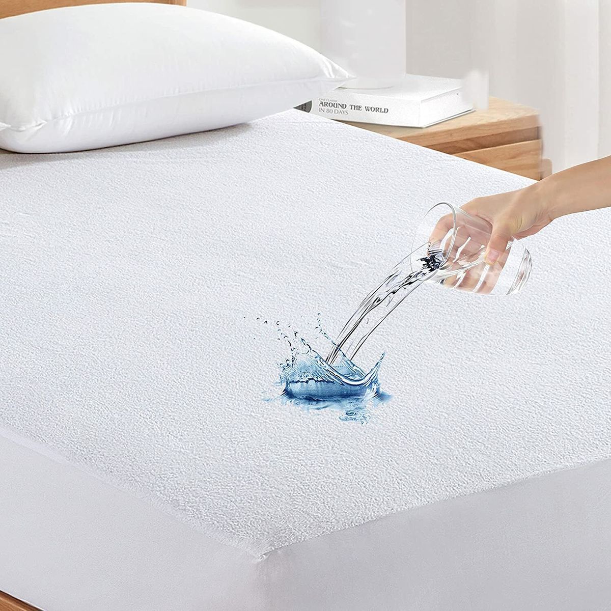 waterproof mattress protector for bed