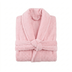 Comfortable Shawl Collar Terry Robe