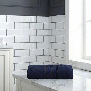 Navy Blue 400 GSM Cotton Bath Towel