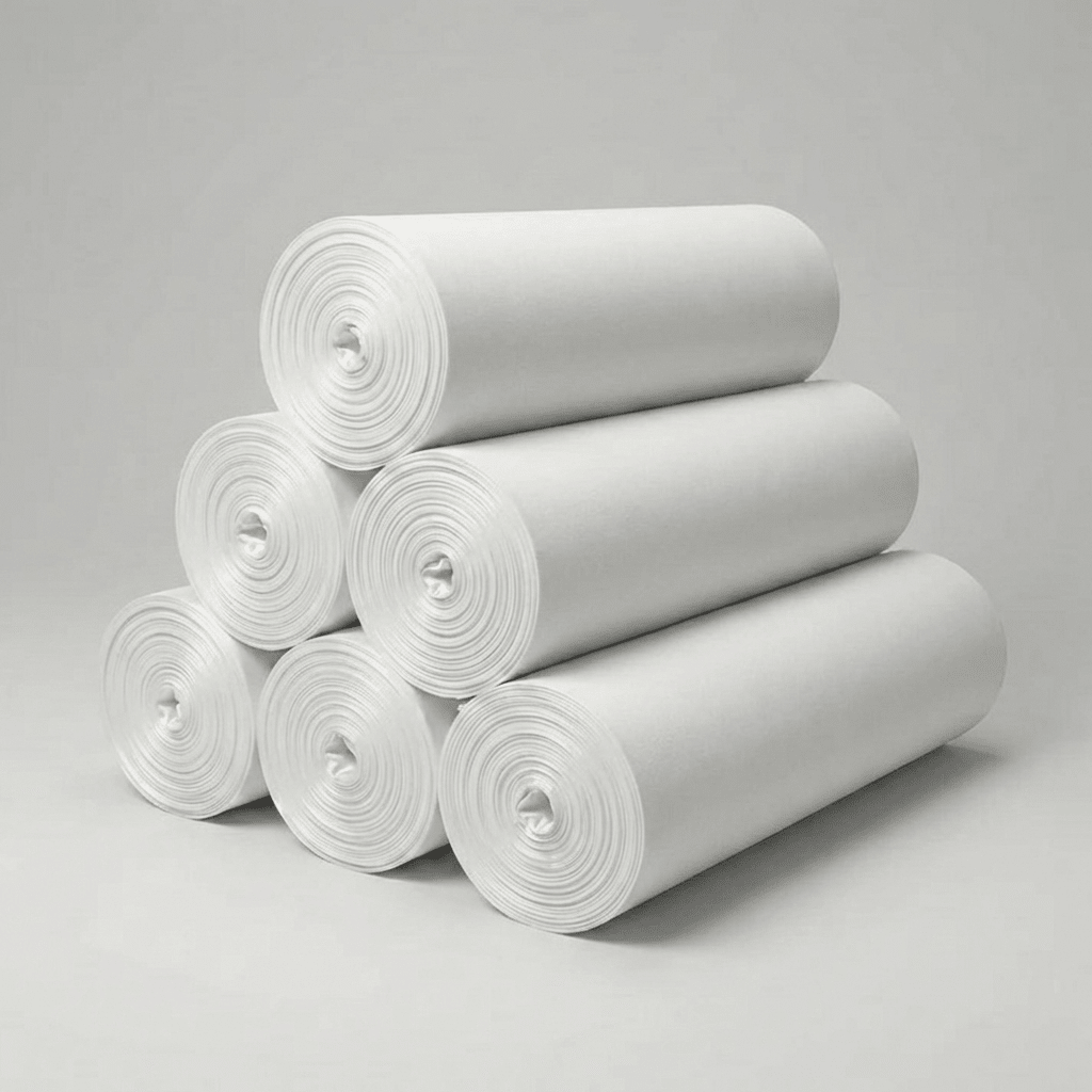 plain sateen poly cotton fabric roll TC-220 130 gsm